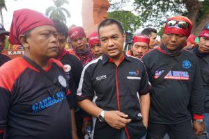 Aksi FSPMI Jawa Timur, Tuntutan Cabut UU Cipta Kerja – Perbaiki Pelayanan PHI PN Surabaya