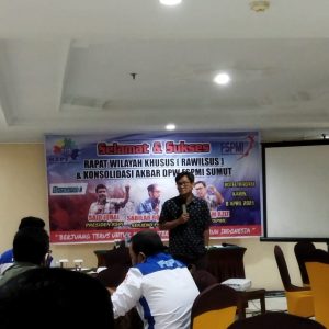 Presiden FSPMI Buka Rawilsus – III FSPMI Sumut