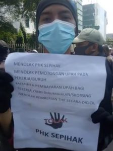 Tolak PHK Sepihak dan THR Cicil, Ratusan Buruh SPAI FSPMI DKI Geruduk 4 Perusahaan PMA