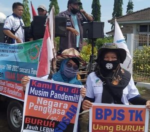 Buruh Bengkulu : Jangan Jadikan Kami Kelinci! Percobaan UU Cipta Kerja