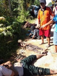 Xenia Masuk Parit di Labuhanbatu, 4 orang Tewas 1 Kritis