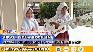 Viral ! Dua Anak SD Nyanyi Sindir Pemecatan Pegawai KPK