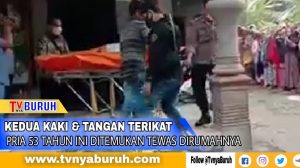 Seorang Pria Paruh Baya Tewas Mengenaskan di Dalam Rumahnya