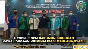 BEM Barumun Sibuhuan, Kawal Dugaan Kriminalisasi Ketua FSPMI Palas Maulana Syafi’i