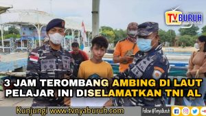 Viral..!! TNI AL Selamatkan Seorang Anak Yang Terombang Ambing di Laut