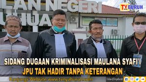 Sidang Dugaan Kriminalisasi Maulana Syafi’i, FSPMI Kecewa JPU dan Saksinya Tidak Hadir