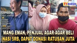 Viral..! Penjual Agar-Agar Beli Nasi Rp5000, Akhirnya Dapat Donasi Ratusan Juta, Ini Kisahnya