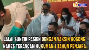 Oknum Nakes Lalai, Suntik Paksin Kosong Ke Pasien Ditangkap Polisi