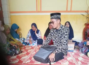 Tim Yayasan Pendidikan dan Sosial Hafizah Althafunnisa Melakukan Sosialisasi Kemasyarakat Guna Pendidikan Agama Bagi Anak.