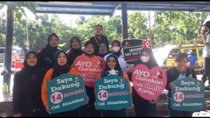 Momen Internasional Women’s Day Perempuan FSPMI Batam Lantang menyuarakan perjauangan Buruh.
