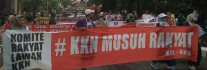Ribuan Massa Komite Rakyat Lawan KKN Geruduk KPK, Desak Kasus KKN Gibran Dan Kaesang Diusut Tuntas