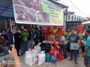 IKMR Pelalawan mendapat amanah dari Serikat PT SPIIS,Untuk serahkan bantuan peduli Gempa Pasaman