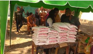 PT Tribun Media Sumut Gandeng Kelurahan Indra Kasih Gelar Pasar Murah