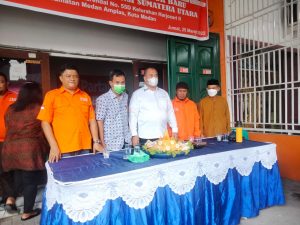 Santuni Anak Yatim, Partai Buruh Sumut Sekaligus Resmikan Kantor Barunya di Medan