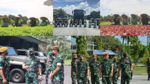 KUNJUNGAN KERJA KOMANDAN KOMANDO RESORT MILITER (DANREM) 031/WB KE BATALYON ARHANUD 13/PBY