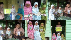 Salurkan Wakaf Al-Qur’an ke Pedalaman Pelalawan, Komunitas Basolang Jalin Kerja sama Dengan Syaamil Qur’an