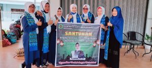 Ketua PD- BKMT Dumai Haslinar Bagikan Sembako Kepada Kaum Dhuafa