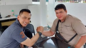 Ngopi Nyantai Azhari Rangkuti Bersama Orang Nomor Satu di Kapolresta Deli Serdang.