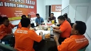 Petinggi Exco Partai Buruh Sumut, Petinggi Serikat Pekerja dan Serikat Buruh Sumut Gelar Rapat Persiapan May Day, Catat Tanggal Aksinya.