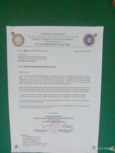 PUK SPPP-SPSI PT Socfindo Aek Loba Kabupaten Asahan akan Lakukan Aksi Damai