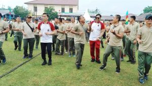 Meriahkan HUT Bhayangkara ke-76 dan Kab. Deli Serdang ke-76, Polresta dan Pemkab DS Gelar Olahraga Bersama Masyarakat