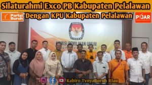 EXCO Partai Buruh Kabupaten Pelalawan Jalin Silaturahmi Dengan Komisi Pemilihan Umum(KPU) Kabupaten Pelalawan
