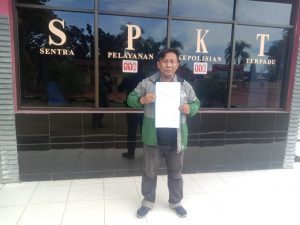 Hina Pemberitaan Wartawan Media GantariTV Risman Lase Dilaporkan ke Polresta Nias.