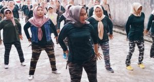 Jaga Kebugaran Tubuh, BEMD Se-Kota Dumai Senam Bersama