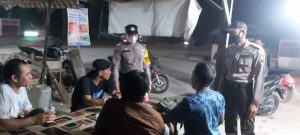 Personil piket Yankas Polsubsektor Pelalawan Laksanakan Patroli di seputaran Wilayah Hukum Polsubsektor Pelalawan