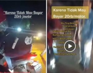 Tak mau Bayar Uang Masuk Kekampung Sidebuk – Debuk, Wisatawan Hampir Dipukul Dengan Batu Besar Oleh Beberapa Pemuda.
