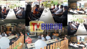 Coffee Morning Kasat intel Polres Pelalawan Dengan Serikat FSPMI Riau dan LBH FSPMI Riau