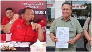 Tak Mau Jadi Tumbal Korupsi, Sekda Samosir Laporkan Ketua DPD PDI Perjuangan Sumut Rapidin Simbolon