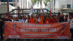 Hari Ini Partai Buruh Aksi Tuntut Kenaikan Upah Buruh Sumut Tahun 2023 dan Ancam Mogok Nasional Desember