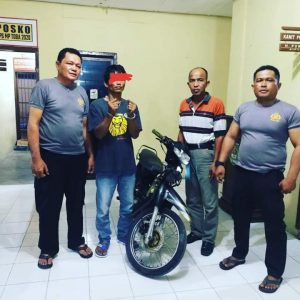 Polsek Sei Kepayang Tangkap Pelaku Pencurian Sepeda Motor