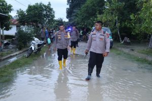 Dua Desa Terdampak Banjir, Ini Yang Di Lakukan Kapolres Asahan