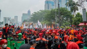 Warga Kampung Bayam Geruduk Balai Kota, Heru Budi Hartono: Tinggal Jakpro Berdiskusi