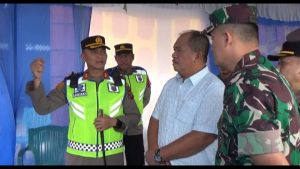 Kapolres, Wabup Asahan, Dan Dandim 0208/AS Tinjau Pos Pengamanan 3