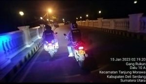 Wujudkan Kamtibmas, Polsek Tanjung Morawa Sisir Sejumlah Lokasi Rawan Tawuran