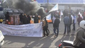 Aksi Lanjutan Pekerja Boikot Toko Indomode