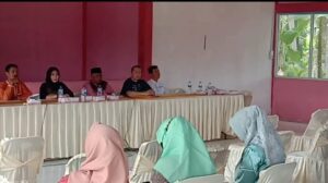 Beralasan Sakit Disebabkan Asam Lambung, Kepala Dinas PMD Rohil di Wakilkan Anggotanya yang Tidak Membidang Kegiatan Tersebut.