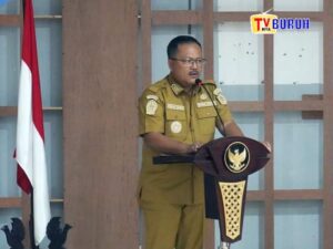 Wabup Firman Giawa Pimpin Rakor Penguatan Satlinmas Tahun 2023