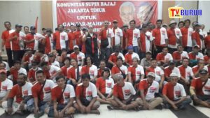 Ganjar-Mahfud Dapat Dukungan Dari Komunitas Supir Bajaj Jakarta Timur