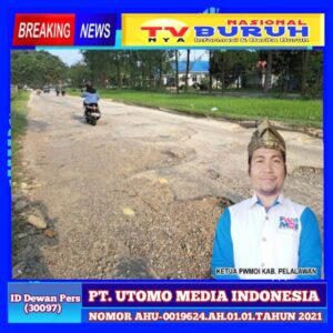 Akses Jalan Lintas Kerinci Barat Rusak Parah, Ketua PWMOI Minta Pemkab Pelalawan Jangan Abaikan Keluhan Warga