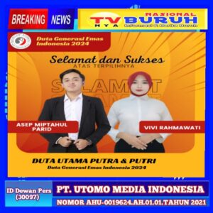 Asep dan Pipi Terpilih Sebagai Duta Generasi Emas Indonesia 2024