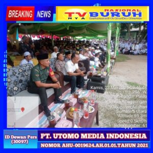 Danramil 15/BPL Bandar Pulau Hadiri Wisuda Santri Pesantren Darul Falah Aek Song-songan yang ke 8