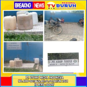 Miris! Warga Mengantri Berjam-jam Ketika Mengambil Air Bersih ke PT Sago Nauli