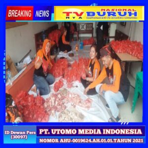 PAC Pemuda Pancasila Medan Denai Bagikan 300 Bungkus Daging Qurban ke Masyarakat