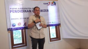 Beri Pemaparan, BPJS Ketenagakerjaan Serang Hadiri Pendidikan Organizer FSPMI