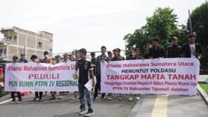 Blokade PTPN IV Muara Upu selama 30 Hari Rugikan Negara Milyaran Rupiah, AMSU Tuntut KAPOLDASU Proses Hukum Oknum Pengurus KPSS Muara Upu TAPSEL