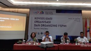 Konsolidasi Organisasi dan Organizing FSPMI di Sun City Hotel Sidoarjo